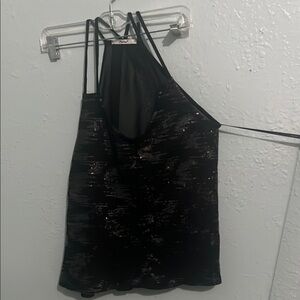 Papaya Black Sequin Skirt